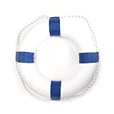 Life Ring Pool Safety Ring,Swim Foam Ring Buoy Swimming Pool Safety Life Preserver with PerimeterRop