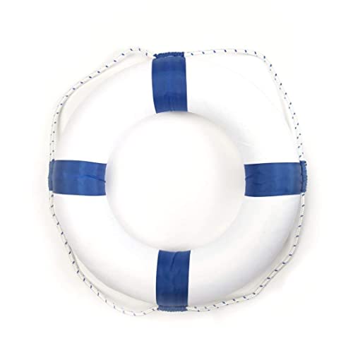 Life Ring Pool Safety Ring,Swim Foam Ring Buoy Swimming Pool Safety Life Preserver With Perimeterrope，Pooldecor52Cm/20.5Inch Diameter 02 #TOP9