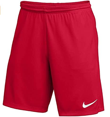 Nike Youth Park III Shorts, Red, XS