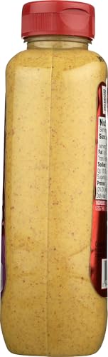Image of Guldens, Mustard Brown Spicy Squeeze Bottle, 12 Ounce