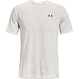 Under Armour UA Tech Vent Jacquard SS - 1377052-006 - Gray Mist/Black -XXL