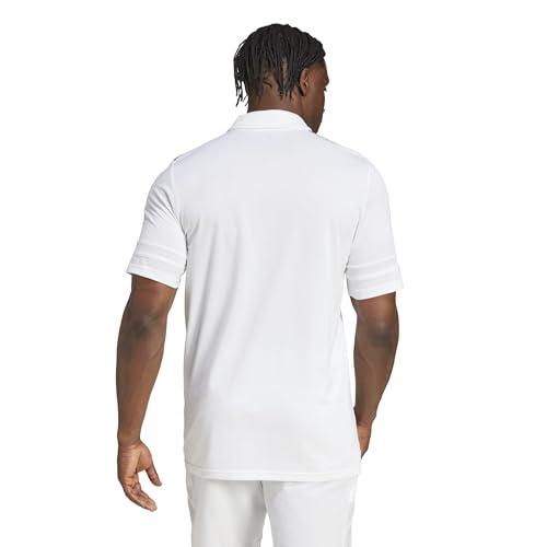 Adidas Men's SQUADRA25 Cotton Polo, White/Black, XL