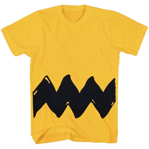 Charlie Brown Zig Zag Costume Mens Adult T-Shirt (X-Large)