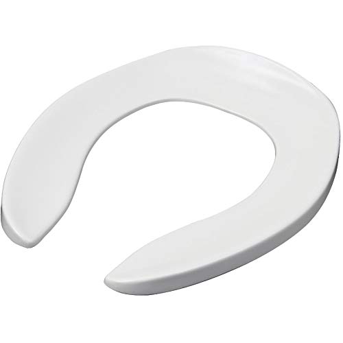 Centoco500CC-001 Plastic Elongated Toilet Seat with Open Front, White
