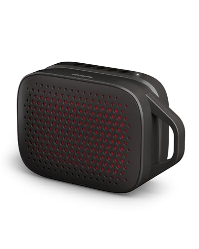 PHILIPS S1209 Portable Bluetooth Speaker,Wireless Speakers with Extra Bass,Quality Sound,12