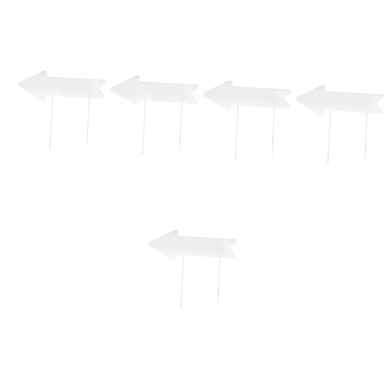 Panneau de jardin vierge avec piquet YARNOW 5 pièces pour signalisation