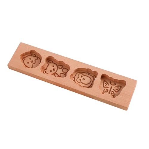 Moldes de madera para galletas de horno – Molde para cocina corta galletas – Moldes lindos para fondant pastelería apasionados cocina chef instructores cursos