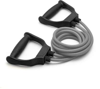 Quill Double Toning Tube Heavy Quality Elastic Rubber Exercise Band Heavy Quality Handles (Multicolours) (B09VXT8L41) Amazon Price History, Amazon Price Tracker