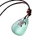 40% OFF!!! NUMBER ONE SELLING Sea Turtle Leather Necklace for NAUTICAL SEA GLASS, Leather Sea Glass Necklace, Sea Glass Jewelry, Sea Foam Mint Leather Necklace, Unisex Necklace