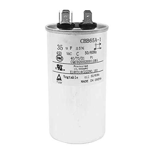 DollaTek 35uF CBB65 Motor del Condensador Que se Ejecuta para el acondicionador de Aire 450VAC SH 40/70/21 50 / 60Hz