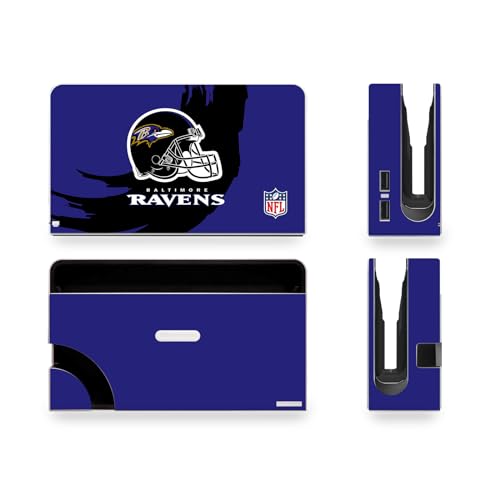Skin Baltimore Ravens pour Nintendo Switch OLED par Head Case Designs - 4