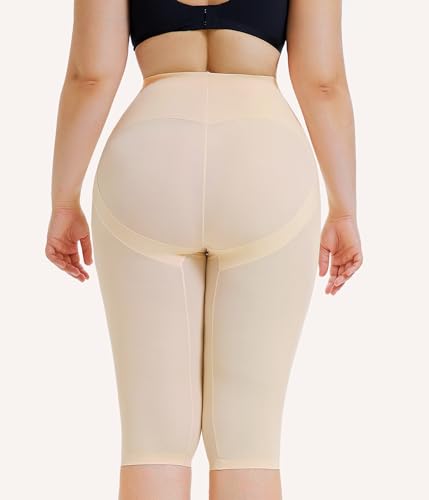 Image of Nebility Compression Leggings for Women Seamless Shapewear Butt Lifting Panties Waist Trainer Tummy Control Thigh Body Shaper