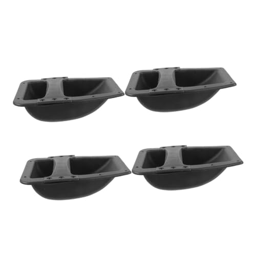 Toddmomy 4pcs Speaker Handle Replacement Grasp Handles for Audio Cabinets Stage Secure Mounting Easy Installation