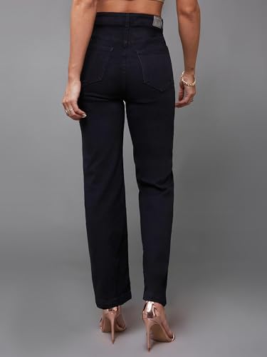 Image of Miss Chase Women's Skinny High Rise Cropped Stretchable Denim Jeans