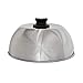 LotusGrill Edelstahl mit Thermometer am Knauf Grillhaube, Silber, DK-SS-34, Kompatibel 34cm