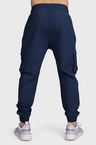 Image of FUAARK Script Regular Fit Sports and Gym Mens Cargo Joggers