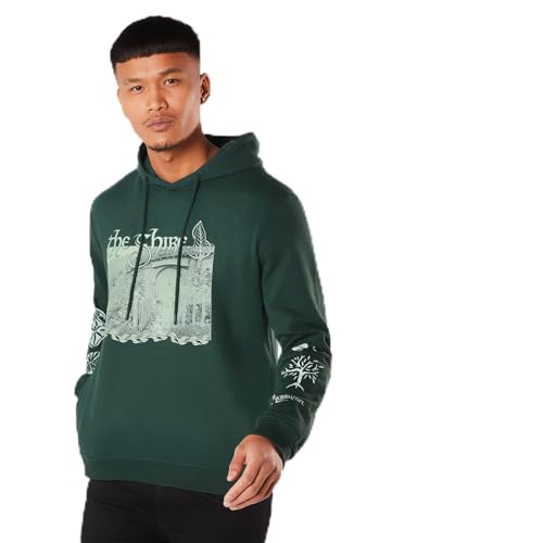 Zavvi Lord of the Rings The Shire Hoodie - Forest Green XL