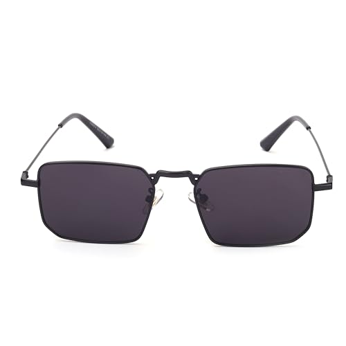 Image of HASHTAG EYEWEAR Sunglasses for Men & Women | Trendy Metal Frame Full Rim Glasses | UV400 Protection, Scratch-Resistant, Lightweight & Durable, Stylish Fashion Eyewear for Outdoor