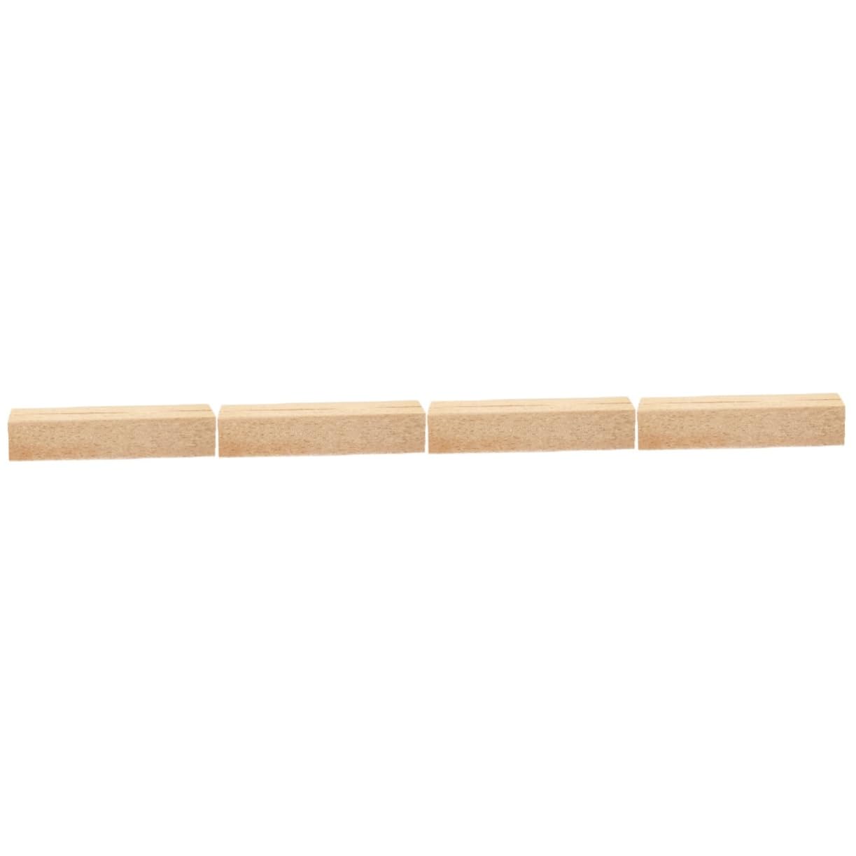 Soportes de tarjetas para tarjetas de mesa y base expositora madera