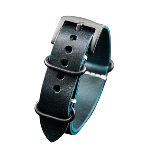 Bande de montre en cuir marron vintage 20mm bracelet homme chic