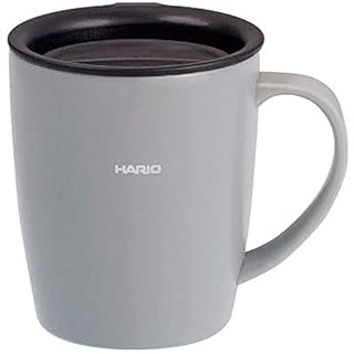 HARIO(ハリオ) マグボトル グレー 300ml HARIO フタ付き保温マグ SMF-300-GR