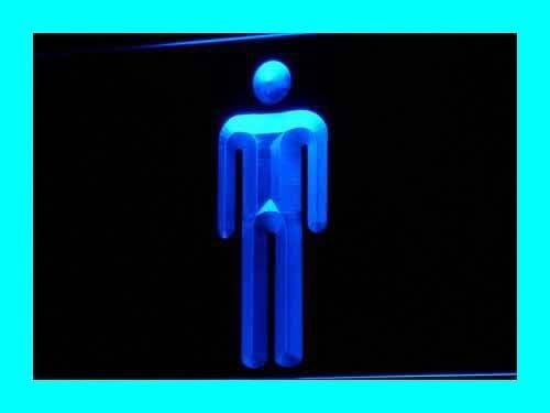 ADVPRO i339-b Male Men Toilet Washroom Restroom Neon Light Sign