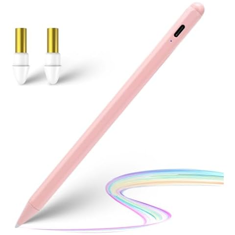 iPad Pencil Pro - 2X Fast Charge Stylus Pen for Apple iPad Pro 11 13 Inch M4, Works for iPad Pro 11", 12.9", 13", White Cover