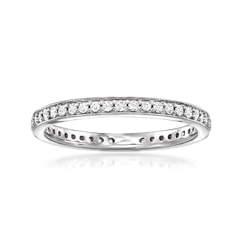 Ross-Simons 0.33 ct. t.w. Lab-Grown Diamond Eternity Band in Sterling Silver