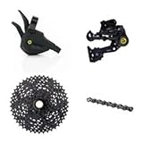 Box Four 8 Speed Multi Shift Cycling Groupset with Rear Derailleur, Bike Shifters, Bike Cassette, Chain, Shift Housing Kit Components Mountain Bike Drivetrain Upgrade