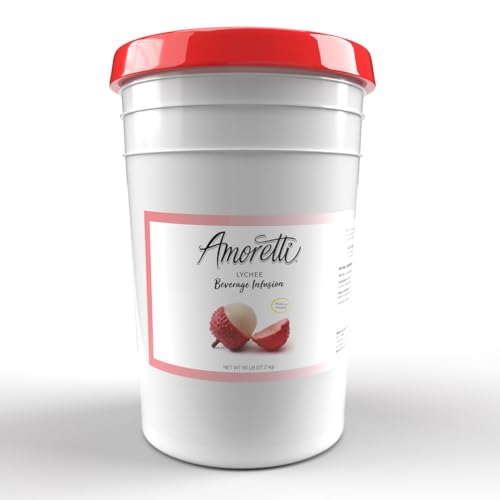 image for Amoretti - Lychee Beverage Infusion, 94 Servings Per Bottle (750 ml) -