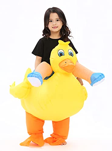 Disfraz Inflable de Pato Amarillo para Halloween miniatura 4
