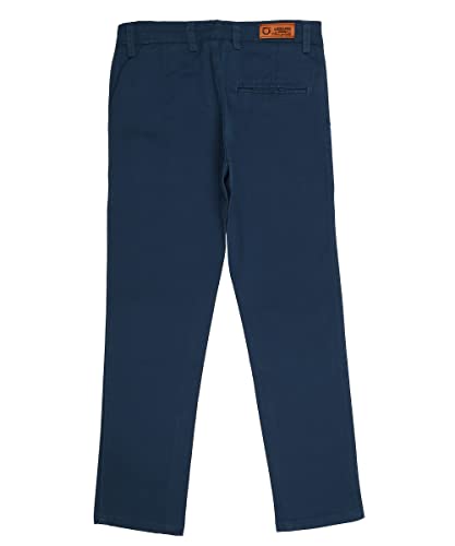 Image of Urbano Juniors Boy's Slim Fit Mid Rise Solid Chino Trouser Stretch