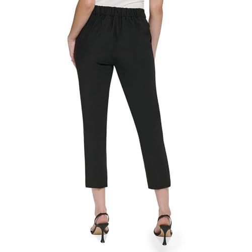 Calvin Klein Womens Slim Leg Suit Separate Skinny Pants Black 002