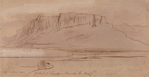 Affiche toile Edward Lear Gebel Sheikh Eredi décoration murale chambre 60x90