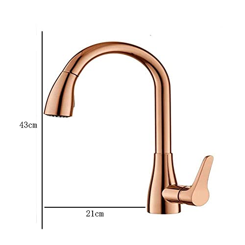 Robinet d'eau chaude et froide ergonomique pour grand évier - 4