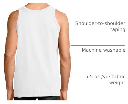 Image of Hanes Mens Originals Tri-Blend Tank Top, Lightweight Tanks for Men, Sleeveless Tank Shirt