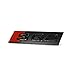 Audi 81A071805 Scritta SQ2 Clip Tuning Griglia radiatore Black Edition Emblem, nero/rosso