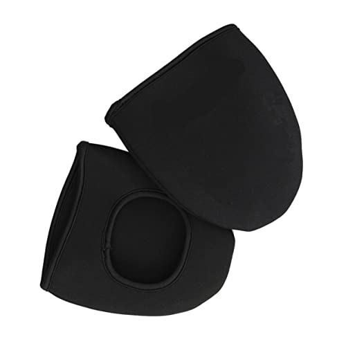 Hemoton 2Pairs Windproof Neoprene Cycling Shoe Covers Slip Overshoes for Safe Outdoor Riding Thickened Design for Heat Preservation and Comfort for Cyclists