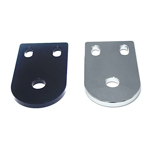 Lysee 3D Printer Parts & Accessories - 3D Printer Parts,T8 Screw Mandrel Support Plate 2020 2040 Aluminum Profile Mount Fixing Plate - (Color: Black)