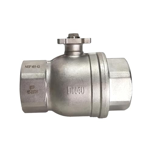 Vanne DN40 acier inoxydable pour circuit d'eau sanitaire domestique