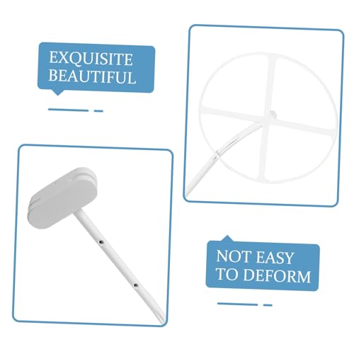 Support de baldaquin pour cadre de lit bébé YARNOW en métal blanc - 3