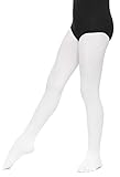 Hochwertige Qualität Arabesque Professionelle Mädchen Ballett Strumpfhose Ballettstrumpfhose 3D Microfaser ohne Naht 2014 (92/104, Weiß)