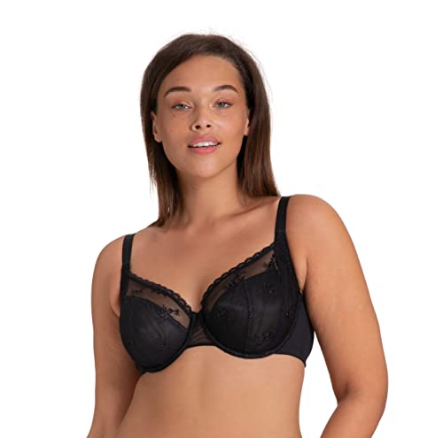 Dorina D001038EM002-2X0055 Rena-2Pp Embroidered Lace Non Padded Wired Bras, Full Cup Bra Daily Bra Plus Size Lightweight thumb #2