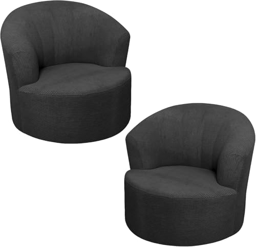 jojomis Stretch Swivel Accent Chair Cover
