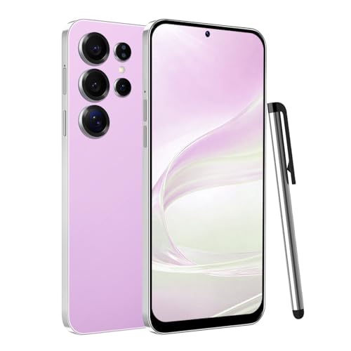 MTGud 4G Smartphone Desbloqueado, Android 12.0 Teléfonos móviles con Pantalla HD + 6.6'', 4GB + 32GB ROM / 256GB SD, 4G Dual SIM Dual Cámara, ID Cara + WiFi+GPS+OTG (S25Ultra Pink)