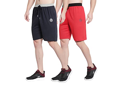 Image of OORA Men's Plus Sizes Cotton Shorts M to 5XL, 28 to 48 Inches Waistline
