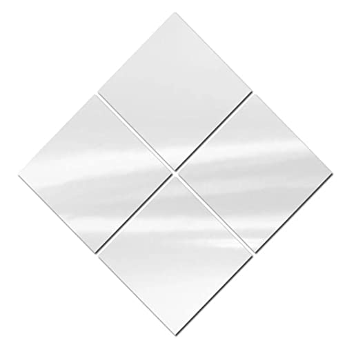 Espelho 70 x 70 quadrados diagonais para parede