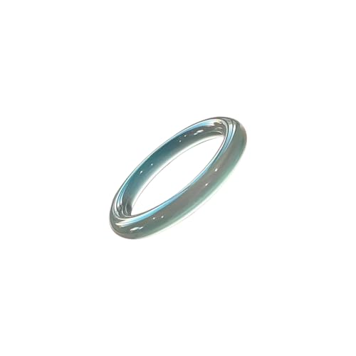 Bracelet jade bleu anti-stress : calcédoine naturelle ronde pour retrouver la sérénité