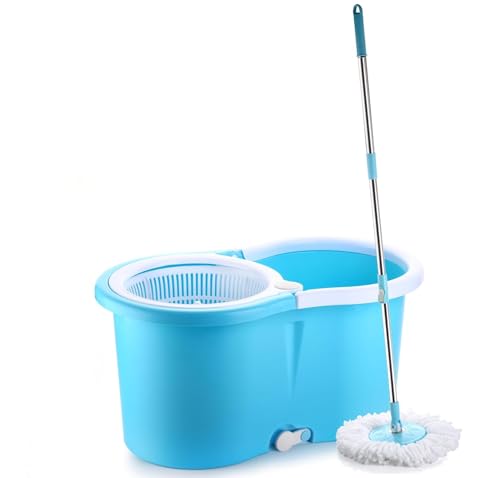 Image of Rotating Spin Mop Head Replacement, Cotton Cleaning Mop Refills, Pack of 5, White(Universal Fit)