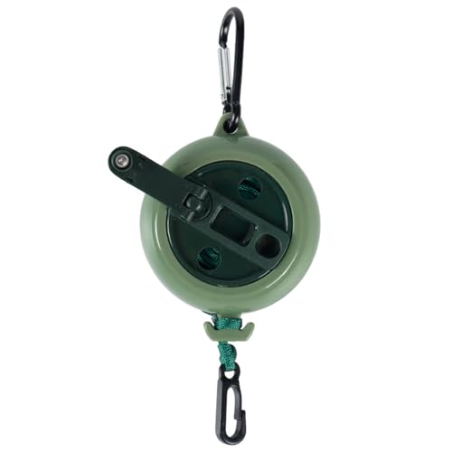 WEATAEDE 32Ft Portable Travel Clothesline Caudblor Adjustable Camping Clothes Laundry Drying Rope for Hotel Trip, Cruise, Outdoor/Indoor with 10 Windproof Clips, 10 Clothespins, 1 Storage Bag?Black?